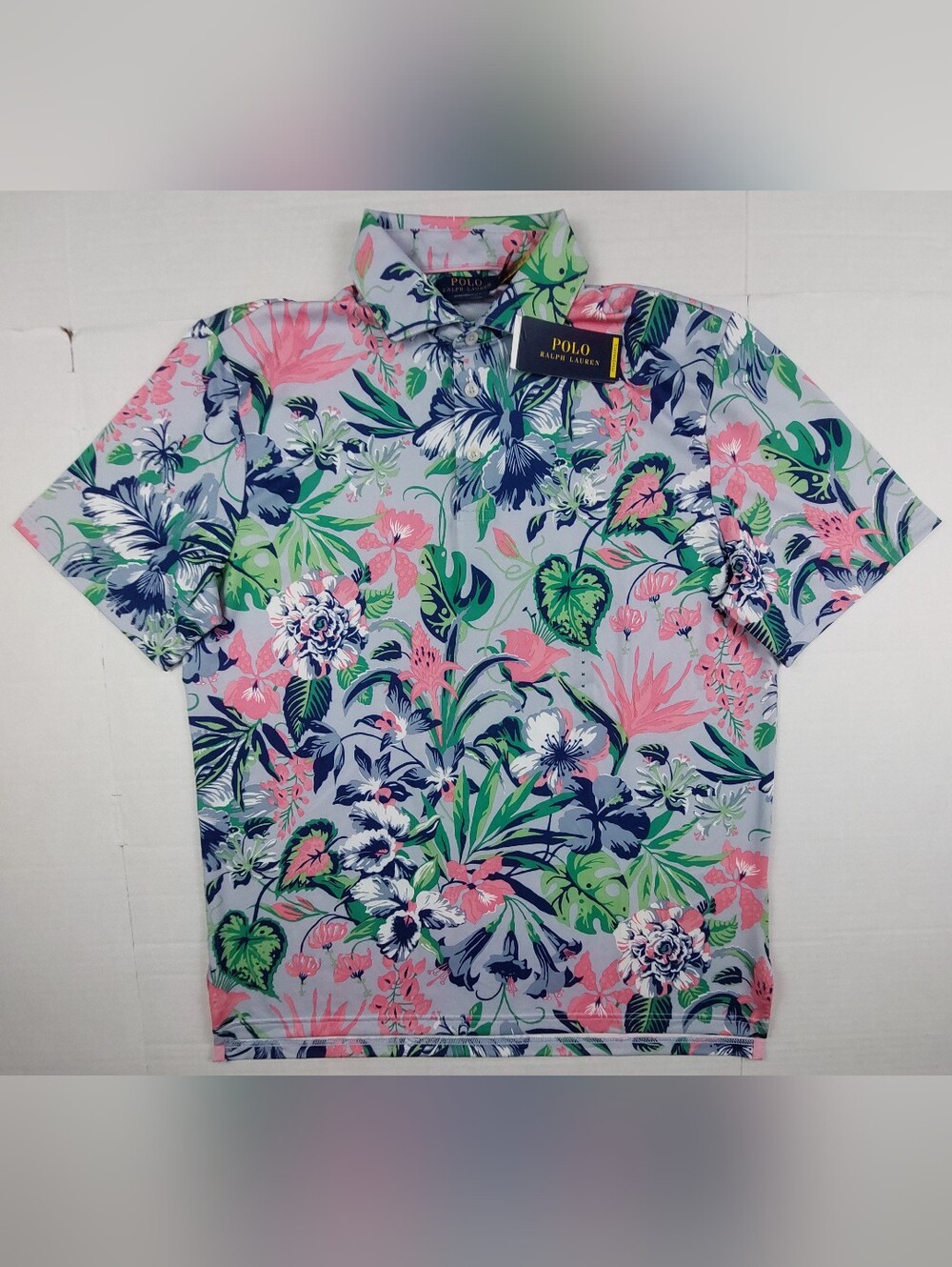 Polo Ralph Lauren Performance Polo Shirt Mens Size Medium Multicolored NWT $115